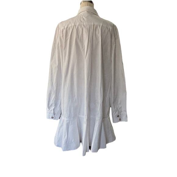 Tuckernuck White Cotton Poplin Callahan Shirt Dress Minimalist Crisp Size Medium - Picture 9 of 16